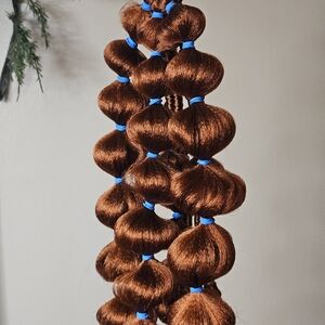 Handmade Luxurious Redish Brown Hair Attachment